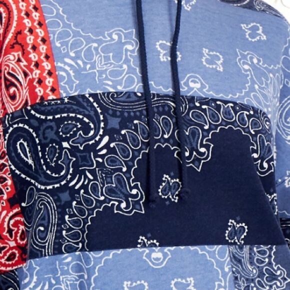 STYLE & CO. Women’s Bandana Patch Oversized Hoodie in the Size X-Large - Picture 10 of 12